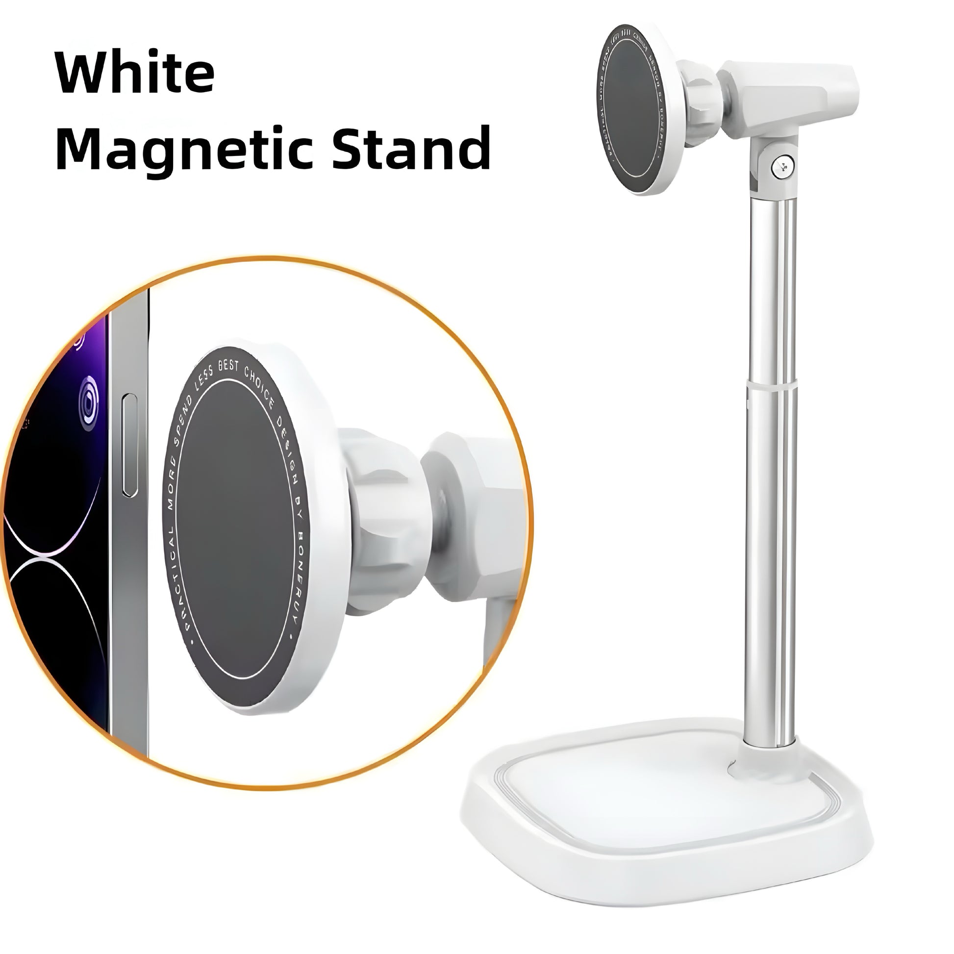 Soporte Magnético de Aluminio para Teléfono