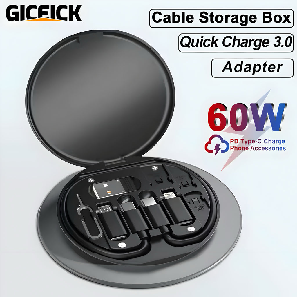 Set de Cables de Carga Multifunción PD 60W