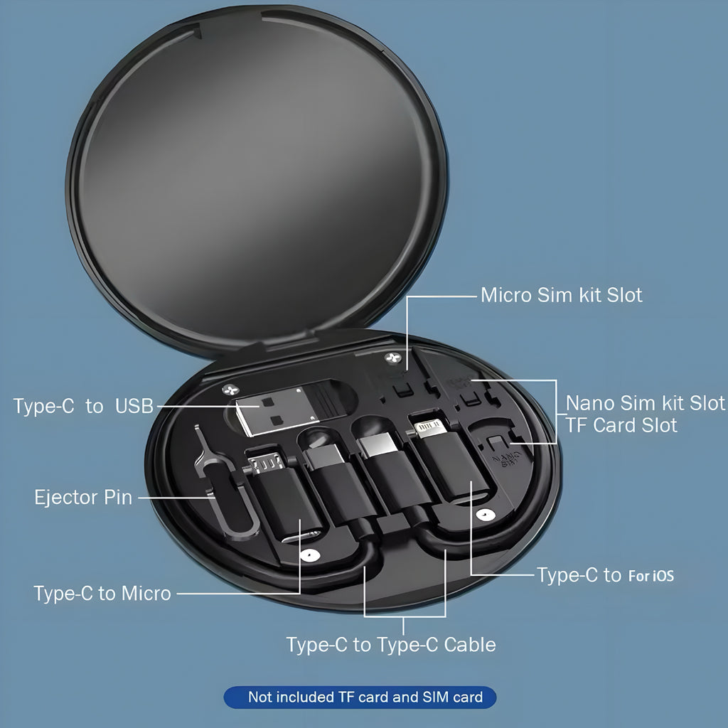Set de Cables de Carga Multifunción PD 60W